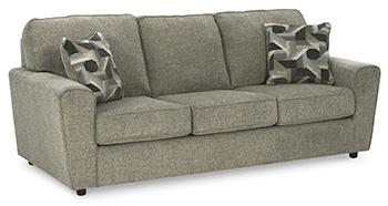 Ashley Furniture Cascilla sofa with plush cushions and modern design, shown in a cozy living room setting.