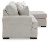 Ashley Furniture Eastonbridge sofa chaise in neutral fabric, showcasing comfortable seating with plush cushions and a modern design.