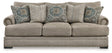Ashley Furniture Galemore sofa with plush upholstery and modern design, shown in a living room setting.
