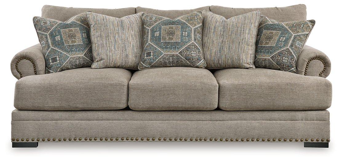 Ashley Furniture Galemore sofa with plush upholstery and modern design, shown in a living room setting.