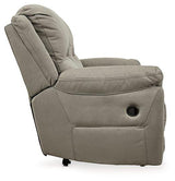 Ashley Furniture Next-Gen Gaucho Reclining Sofa shown in a modern living room with plush cushions and reclining features.