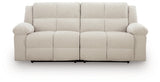 Ashley Furniture Orlen reclining sofa with plush cushions and modern design, shown from a head-on view.