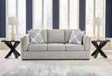 Ashley Furniture Evansley sofa with plush cushions and neutral fabric, showcasing a modern living room style.