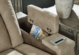 Ashley Furniture Next-Gen DuraPella Power Reclining Sofa in neutral fabric with plush cushions and reclining features.