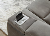Next-Gen DuraPella Power Reclining Sofa by Ashley Furniture, showcasing plush cushions and reclining features in a modern living room setting.