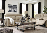 Ashley Furniture Next-Gen DuraPella power reclining sofa with plush cushions and modern design in a neutral fabric.