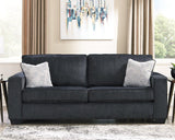 Ashley Furniture Altari sofa with plush cushions and modern design, featuring neutral fabric upholstery and clean lines.