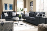 Ashley Furniture Altari sofa with plush fabric and modern design, shown in a cozy living room setting.