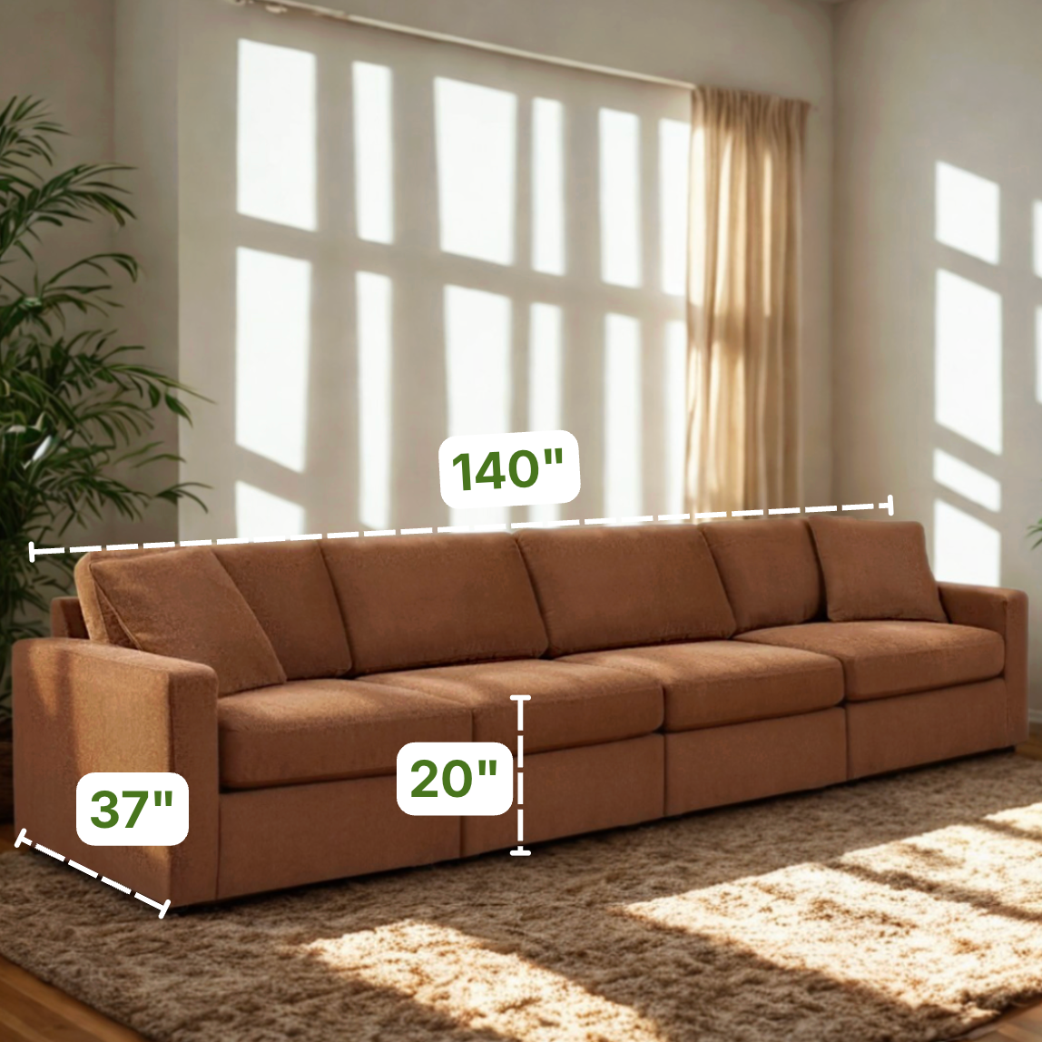 Modmax Sectional Sofa (4pc) - Pull Up A Couch