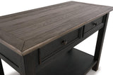 Ashley Furniture Tyler Creek sofa table displaying a wooden console with a sleek finish and modern design.