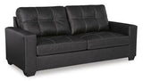 Ashley Furniture Barlin Mills sofa with plush upholstery and modern design, showcasing a comfortable living room setup.
