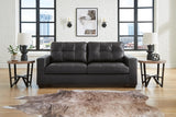 Ashley Furniture Barlin Mills sofa with plush cushions and neutral fabric upholstery, shown in a stylish living room setting.