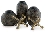 Ashley Furniture Vinburn Accessory Set of 5, stylish table decor accessories displayed together.