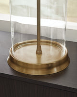 Close-up of Ashley Furniture Gizeh Table Lamp base showing detailed design and craftsmanship.