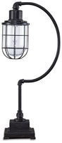 Ashley Furniture Jae Desk Lamp, stylish table lamp with a modern design, featuring a sleek base and soft lighting for a workspace.