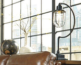 Ashley Furniture Jae Desk Lamp, modern table lamp with sleek design and adjustable arm, ideal for desk or bedside lighting.