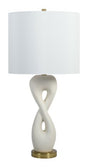 Ashley Furniture Judrich table lamp with a sleek design and fabric shade, perfect for living room or bedside lighting.