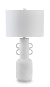 Perringhill table lamp by Ashley Furniture with a classic design, featuring a fabric shade and wooden base for elegant home lighting.