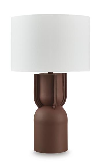 Rowandale table lamp by Ashley Furniture with a classic design and fabric shade, perfect for bedroom or living room lighting.