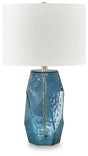 Tallow table lamp with a rustic wooden base and fabric shade, designed for classic home decor.