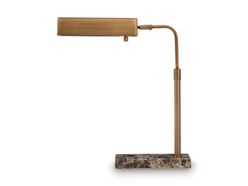 Ashley Furniture Yafe Desk Lamp, modern table lamp with a sleek design and warm light, perfect for office or bedside use.