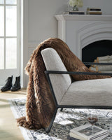 Set of three Ashley Furniture Bellethrone throws with soft, cozy fabric, perfect for adding warmth and style to your living space.