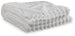 Set of three Ashley Furniture Alsonwell throws with soft fabric and decorative patterns, perfect for cozy home decor.