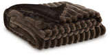 Set of three Ashley Furniture Alsonwell throw blankets featuring soft fabric and stylish design, perfect for cozy home decor.