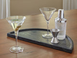 Ashley Furniture Cortsen tray with a wooden finish and handles, perfect for serving or decorative use.