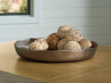 Ashley Furniture Wallmen Tray, decorative tray with wooden and metal design, perfect for wall decor or serving.