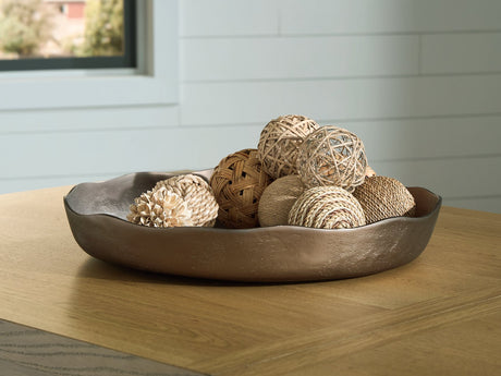 Ashley Furniture Wallmen Tray, decorative tray with wooden and metal design, perfect for wall decor or serving.