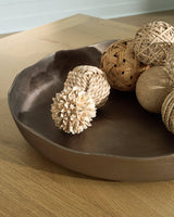 Ashley Furniture Wallmen Tray, decorative wooden tray with intricate patterns, suitable for wall decor or serving.