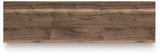 Ashley Furniture Zadilyn 72-inch TV stand with sleek wooden top and open shelving for media storage.