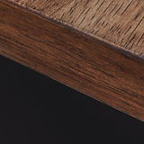 Ashley Furniture Wildenauer 76-inch TV stand with built-in electric fireplace, featuring dark finish and storage cabinets.