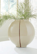 Sheabourne Vase by Ashley Furniture, elegant ceramic vase with a smooth finish, perfect for tabletop or decorative display.