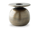 Ashley Furniture Fedorleigh Vase, decorative ceramic vase with intricate design and glossy finish, ideal for home decor.