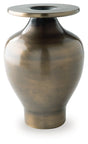 Ashley Furniture Fedorleigh Vase, ceramic decorative vase with a textured finish, displayed on a neutral background.