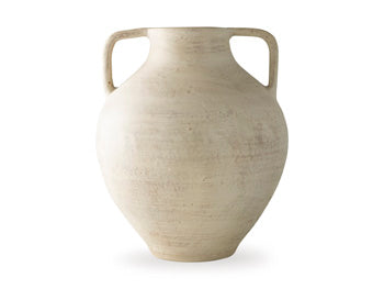 Ashley Furniture Justy Vase with a sleek, modern design, featuring a smooth finish and elegant shape for stylish home decor.