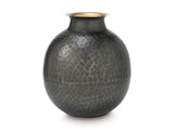 Ashley Furniture Woody Vase, decorative ceramic vase with a rustic wood finish, suitable for floral arrangements or home decor.