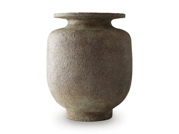 Ashley Furniture Jedwick Vase, decorative ceramic vase with a modern design, featuring a sleek shape and neutral finish.