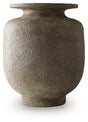 Ashley Furniture Jedwick Vase, decorative ceramic vase with a modern design, featuring a smooth, glossy finish in neutral tones.