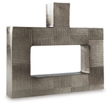 Ashley Furniture Wrengrove Vase with a textured ceramic design and neutral finish, ideal for decorative floral arrangements.