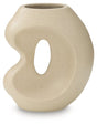 Ashley Furniture Odion Vase, decorative ceramic vase with intricate patterns, displayed on a neutral surface.