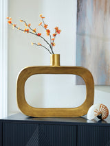 Ashley Furniture Lawtonville Vase, decorative ceramic vase with a textured finish, shown in a neutral color.