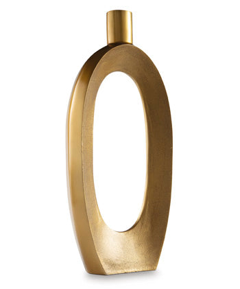 Ashley Furniture Lawtonville Vase featuring a sleek design and neutral finish, perfect for elegant home decor.