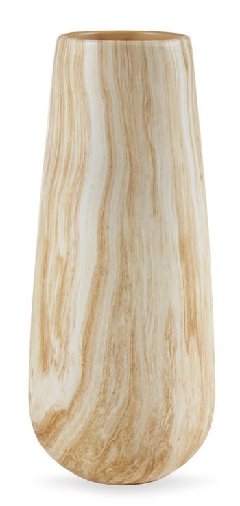 Elegant ceramic Cammen Vase by Ashley Furniture with a sleek design, perfect for modern home decor.
