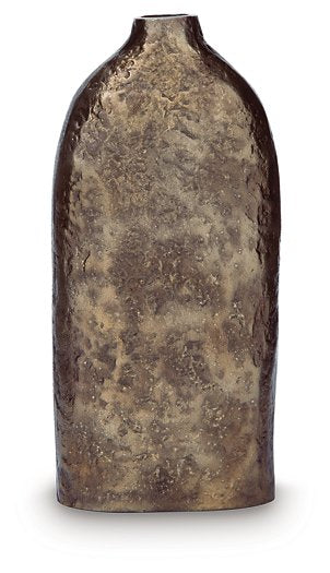Ashley Furniture Wallmond Vase, decorative ceramic vase with a sleek design, suitable for tabletop or shelf display.