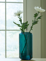 Ashley Furniture Inisland Vase, decorative ceramic vase with a smooth finish and neutral tones, ideal for home decor.