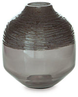 Harpwick Vase by Ashley Furniture featuring a sleek, modern design with a smooth, curved shape and neutral finish.