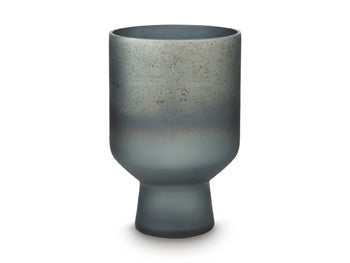 Ashley Furniture Pennmore Vase featuring a sleek, modern design with a glossy finish, ideal for decorative display.